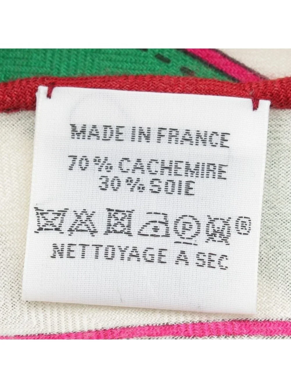 Hermes Triangle Jean la Promenade du Matin Morning Walk Cashmere Silk Scarf - Picture 8 of 10